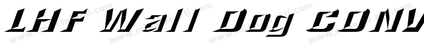 LHF Wall Dog CONVEX字体转换